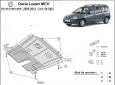 Предпазна кора за двигател и скоростна кутия Dacia Logan 1 MCV 2