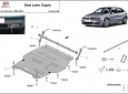 Предпазна кора за двигател, скоростна кутия, радиатор и предна броня Seat Leon Cupra 2