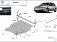 Алуминиев предпазна кора за двигател Volkswagen Golf 2