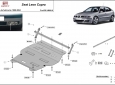 Алуминиев предпазна кора за двигател Seat Leon Cupra 2