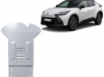 Алуминиев противокраден щит за катализатора на Toyota C-HR 1