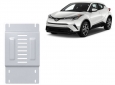 Алуминиев противокраден щит за катализатора на Toyota C-HR 1