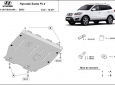 Предпазна кора за двигател, скоростна кутия и радиатор Hyundai Santa Fe 2