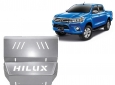 Предпазна кора за радиатор Toyota Hilux Revo - алуминий 1