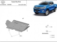 Предпазна кора за двигател  Toyota Hilux Revo  - алуминий 2