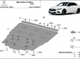 Алуминиев щит на Mercedes A-Classe 2