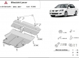 Предпазна кора за двигател и скоростна кутия Mitsubishi Lancer 2