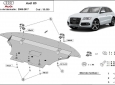 Предпазна кора за двигател, радиатор и предна броня Audi Q5 2