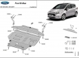 Предпазна кора за двигател, скоростна кутия и предна броня Ford B-Max 2