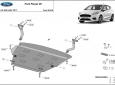 Предпазна кора за двигател, скоростна кутия, радиатор и предна броня Ford Fiesta VII 2