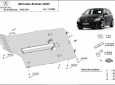 Предпазна кора за двигател и скоростна кутия Mercedes B-Class 2