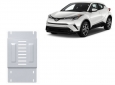 Алуминиев противокраден щит за катализатора на Toyota C-HR 1