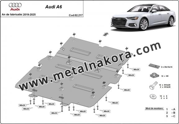 Предпазна кора за двигател и радиатор Audi A6