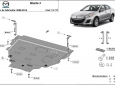 Предпазна кора за двигател, скоростна кутия и радиатор Mazda 3 2