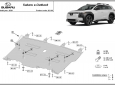 Метална предпазна кора за двигател Subaru E-Outback 2