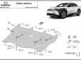 Метална предпазна кора за двигател Subaru Soltera 2