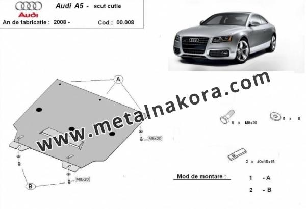 Предпазна кора за скоростна кутия Audi A5 3