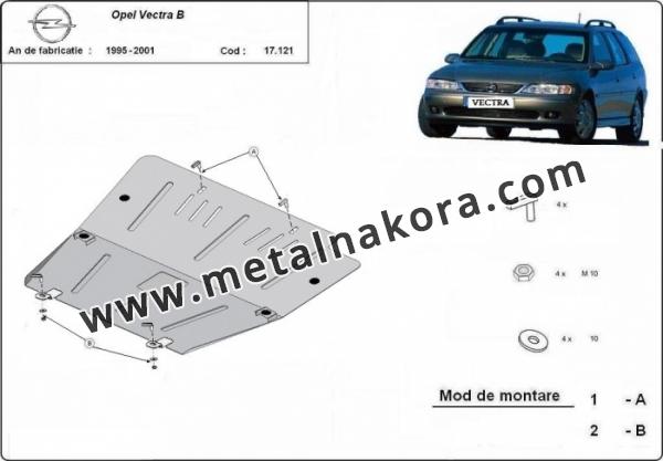 Предпазна кора за двигател, скоростна кутия и радиатор Opel Vectra B 1