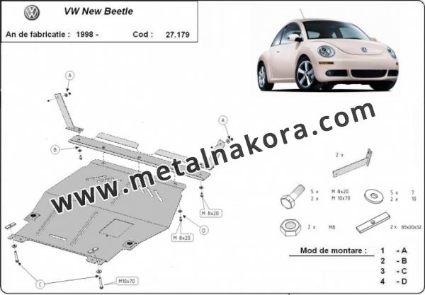 Предпазна кора за двигател и скоростна кутия Volkswagen New Beetle 3