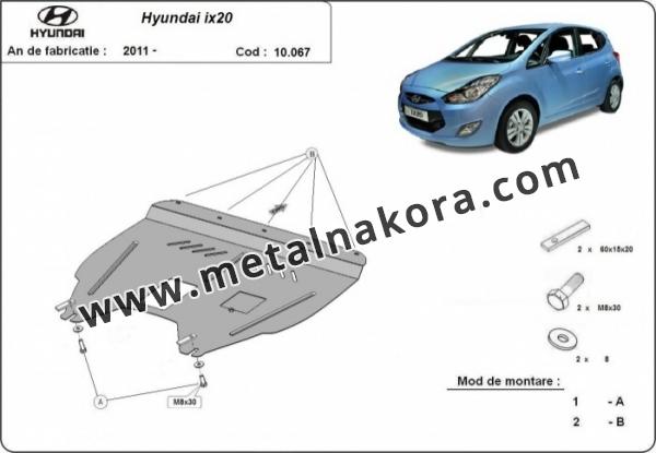 Предпазна кора за двигател и скоростна кутия Hyundai ix20 3