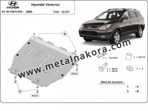 Предпазна кора за двигател и скоростна кутия Hyundai Veracruz 3
