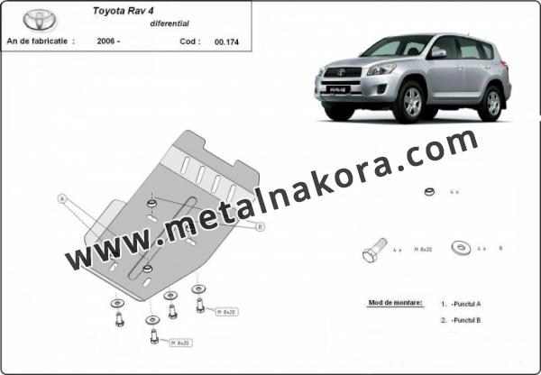 Предпазна кора за диференциал Toyota RAV 4 1