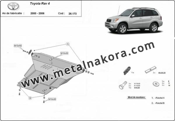 Предпазна кора за двигател и скоростна кутия Toyota Rav4 1