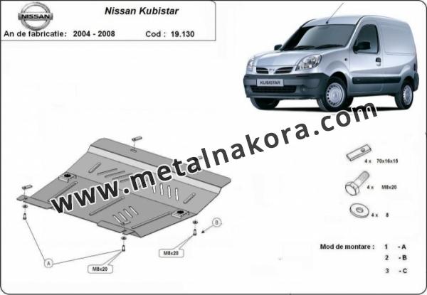 Предпазна кора за двигател и скоростна кутия Nissan Kubistar 3