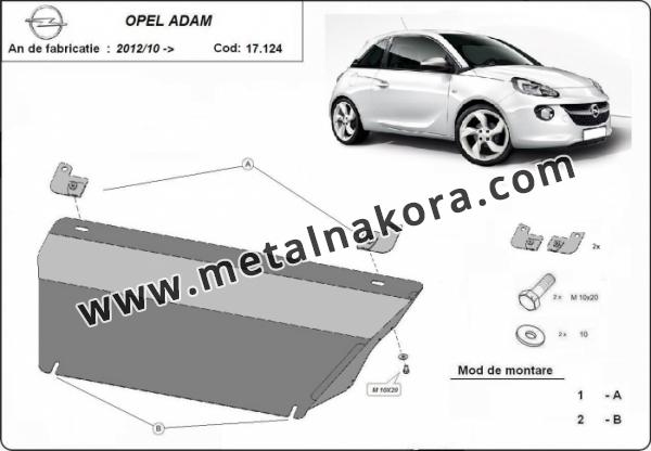 Предпазна кора за двигател и скоростна кутия Opel Adam 1