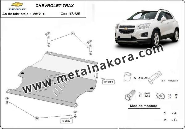 Предпазна кора за двигател и скоростна кутия Chevrolet Trax 1