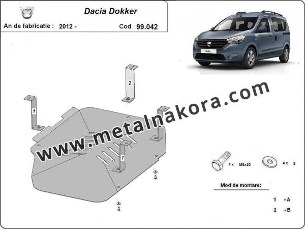 Предпазна кора за резервоар Dacia Dokker 3