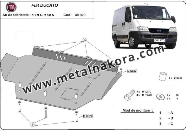 Предпазна кора за двигател и скоростна кутия Fiat Ducato 1