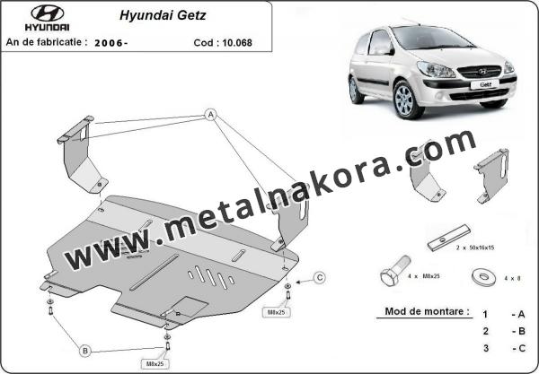 Предпазна кора за двигател и скоростна кутия Hyundai Getz 1