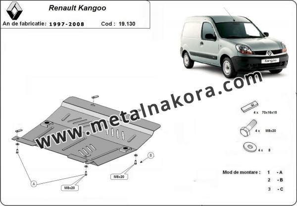 Предпазна кора за двигател и скоростна кутия Renault Kangoo 1