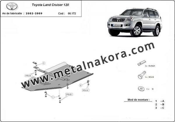 Предпазна кора за скоростна кутия Toyota Land Cruiser  J120 1