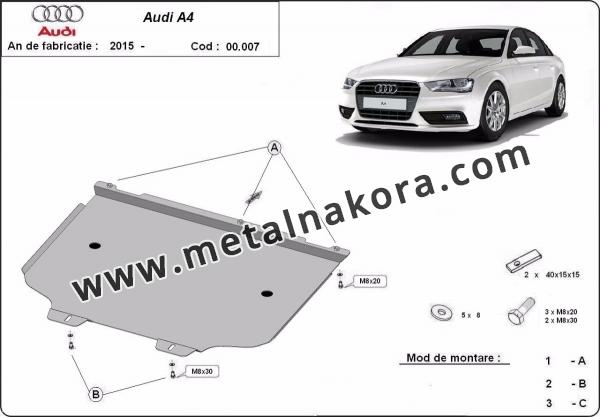 Предпазна кора за скоростна кутия Audi A4 B9 1