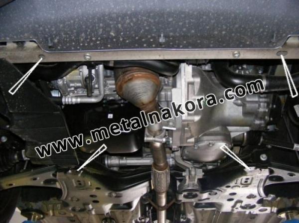 Предпазна кора за двигател, скоростна кутия и радиатор Opel Corsa D 4