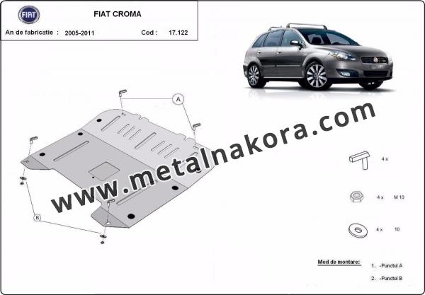 Предпазна кора за двигател, скоростна кутия и радиатор Fiat Croma 1