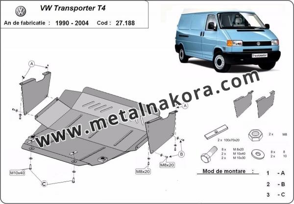 Предпазна кора за двигател и скоростна кутия VW Transporter T4 1