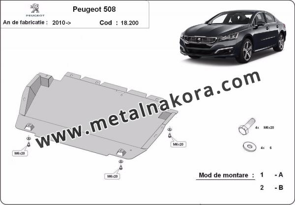 Предпазна кора за двигател, скоростна кутия и радиатор Peugeot 508 1