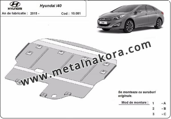 Предпазна кора за двигател и скоростна кутия Hyundai i40 3