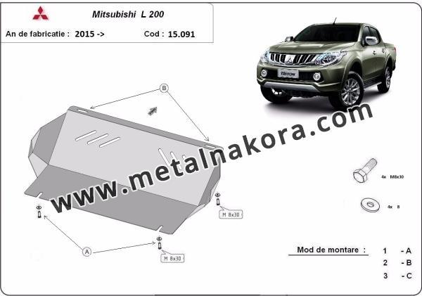 Предпазна кора за радиатор Mitsubishi L200 3