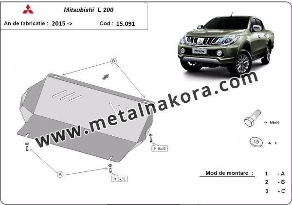 Предпазна кора за радиатор Mitsubishi L200 8