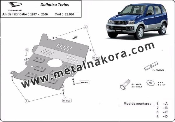Предпазна кора за двигател и радиатор Daihatsu Terios 3