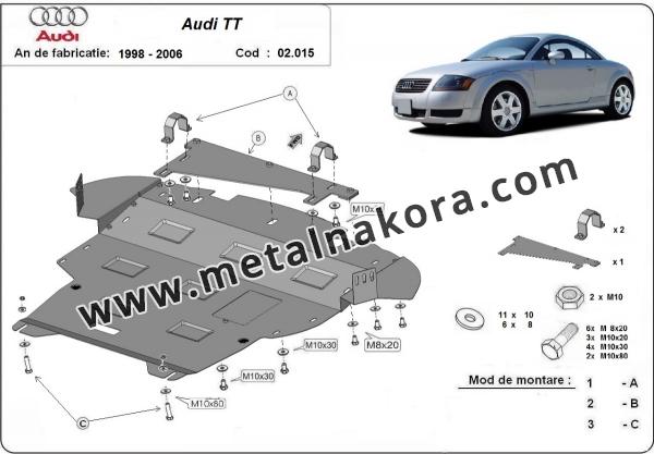 Метална предпазна кора за двигател Audi TT 2