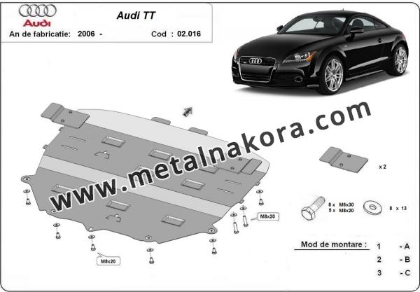 Метална предпазна кора за двигател Audi TT 3