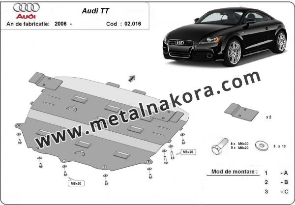 Метална предпазна кора за двигател Audi TT 1