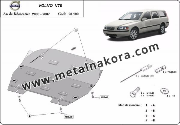 Предпазна кора за двигател и скоростна кутия Volvo V70 3