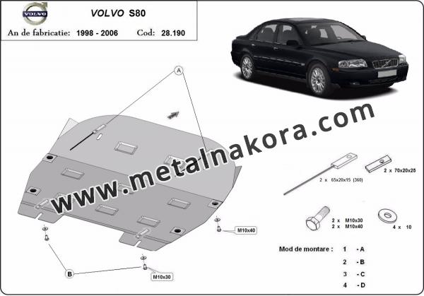 Предпазна кора за двигател и скоростна кутия Volvo S80 3
