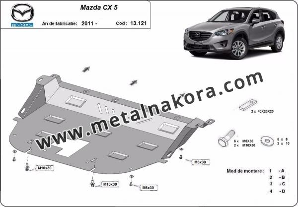 Предпазна кора за двигател и скоростна кутия Mazda CX5 1